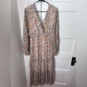 Magnolia Floral Maxi Dress